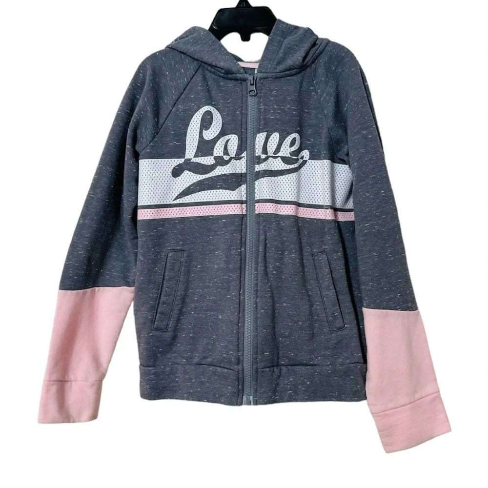 Athletic Works Girls Size 7/8 Zipper Jacket
